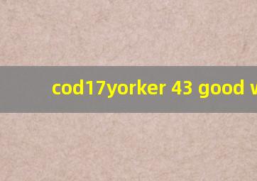 cod17yorker 43 good wolf